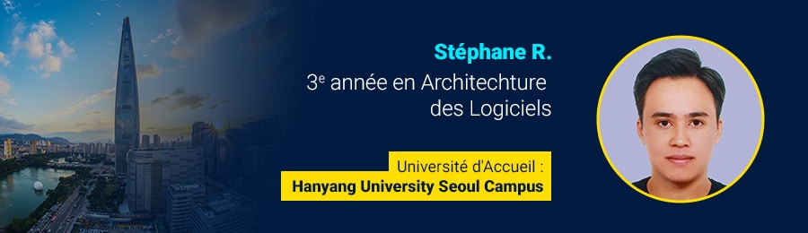 Stéphane R - étudiant à l'étranger Stéphane R - étudiant à l'étranger