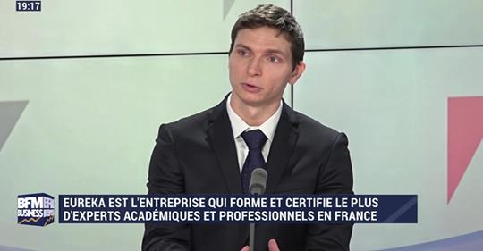 BFM Business, interview d’Alexandre David PDG d’Eureka Certification BFM Business, interview d’Alexandre David PDG d’Eureka Certification